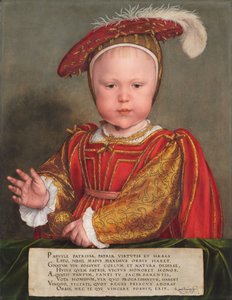 Edward VI jako dziecko autorstwa Hans Holbein der Jüngere