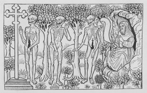 Taniec śmierci Holbeina autorstwa Hans Holbein der Jüngere