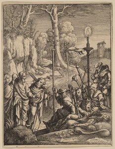 Jezus staje wobec swoich przeciwników autorstwa Hans Holbein the Younger