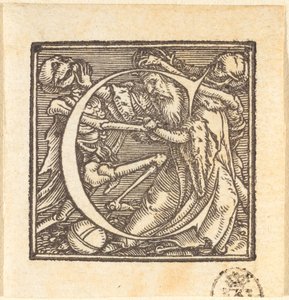 Litera C. autorstwa Hans Holbein der Jüngere