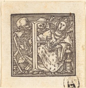 Litera F autorstwa Hans Holbein der Jüngere