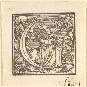 Litera G autorstwa Hans Holbein der Jüngere