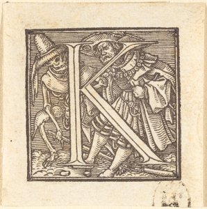 Litera K. autorstwa Hans Holbein der Jüngere