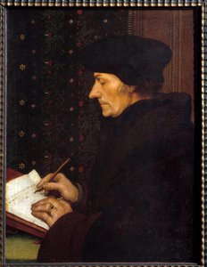 Portret Erazma z Rotterdamu (Desiderius Erasmus Rotterdamus autorstwa Hans Holbein der Jüngere