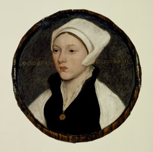 Portret młodej kobiety w białym czepku autorstwa Hans Holbein the Younger