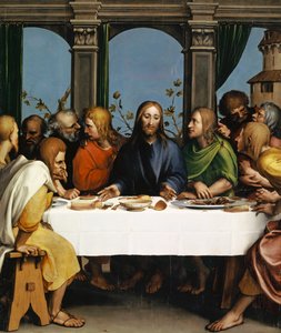 Ostatnia Wieczerza, ok.1527 autorstwa Hans Holbein der Jüngere