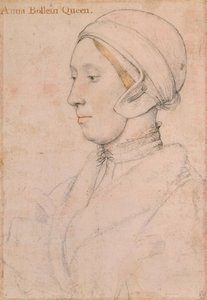 Nieznana Lady Anna Boleyn, 1536 autorstwa Hans Holbein der Jüngere
