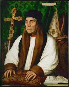 William Warham, arcybiskup Canterbury ... autorstwa Hans Holbein the Younger