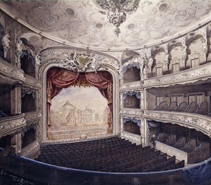 Teatr Lessinga, Berlin, 1888 autorstwa Hans Krause