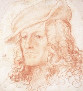 Portret mężczyzny, do biustu, w kapeluszu, autorstwa Hans Leonard Schaufelein