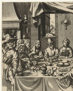 Ślub w Kanie autorstwa Hans Liefrinck (I) (attributed to)
