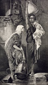 Egipcjanki rysują wodę autorstwa Hans Makart