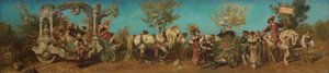 Projekt pochodu uroczystego 1879 - Ogrodnictwo autorstwa Hans Makart