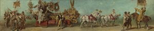Projekt parady z 1879 roku – Przemysł odzieżowy autorstwa Hans Makart