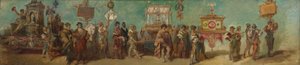 Projekt pochodu świątecznego z 1879 roku - Garncarze i szklarze autorstwa Hans Makart