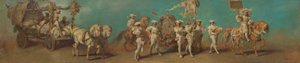 Projekt pochodu uroczystego z 1879 roku - Młynarze i piekarze autorstwa Hans Makart