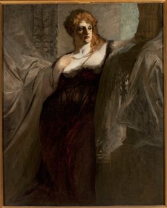 Portret młodej kobiety autorstwa Hans Makart