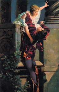 Romeo Williama Szekspira autorstwa Hans Makart