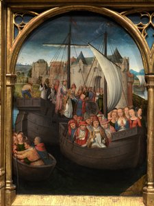 Fragment relikwiarza św. Urszuli autorstwa Hans Memling