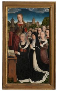 Fragment tryptyku Willema Moreela autorstwa Hans Memling