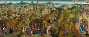 Siedem radości Maryi autorstwa Hans Memling