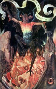Piekło, prawy panel z Tryptyku ziemskiej próżności i boskiego zbawienia, ok. 1485