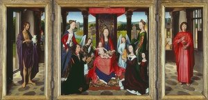 Dziewica z Dzieciątkiem i świętymi (Tryptyk Donne