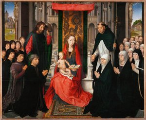 Dziewica z Jacques Floreins - Madonna z Dzieciątkiem ... autorstwa Hans Memling