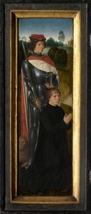 Lewe skrzydło Tryptyku Adriaana Reinsa autorstwa Hans Memling