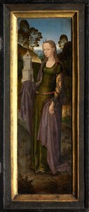 Prawe skrzydło Tryptyku Adriaana Reinsa autorstwa Hans Memling