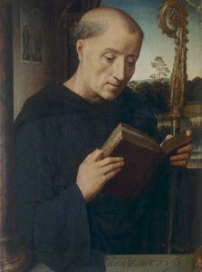 Św. Benedykt, 1487 autorstwa Hans Memling