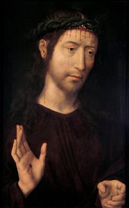 Błogosławieństwo Człowieka Boleści autorstwa Hans Memling