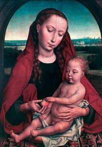 Dziewica z Dzieciątkiem, c1453-1494 autorstwa Hans Memling