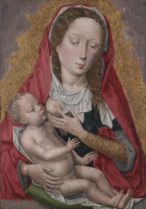 Dziewica z Dzieciątkiem, c. 1470-1480. autorstwa Hans Memling