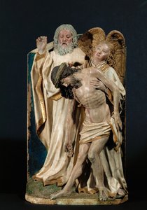 Święta Trójca (wapień polichromowany)