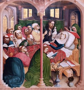 Skrzydło ołtarza Wurzacher: Śmierć Maryi