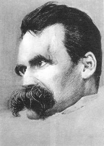 Friedrich Wilhelm Nietzsche, niemiecki filozof i pisarz autorstwa Hans Olde