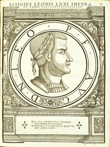 Leon IV, ilustracja z „Cesarzy rzymskich całego Wschodu i Zachodu”