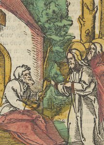Chrystus uzdrawiający trędowatego z Das Plenarium, 1517.