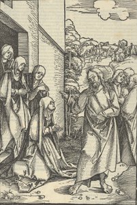 Chrystus żegnający się z Matką, ze zwierciadła męki Pana naszego Jezusa Chrystusa, 1507., 1507.