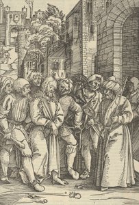 Chrystus przed Piłatem przed swoim Pałacem, z Zwierciadła Męki Pana naszego Jezusa C..., 1507.