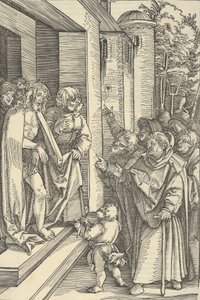 Oto Człowiek ze Zwierciadła Męki Pana naszego Jezusa Chrystusa, 1507 autorstwa Hans Schäufelein the Elder