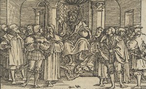 Przedstawiciele Aten i Koryntu na dworze Archidamas, król Sparty, od..., 1533.