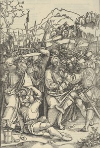 Aresztowanie Chrystusa z Zwierciadła Męki Pana naszego Jezusa Chrystusa, 1507. autorstwa Hans Schäufelein the Elder