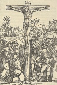 Ukrzyżowanie, z Ostatecznego Ogrodu Różańcowego Marii, 1505.