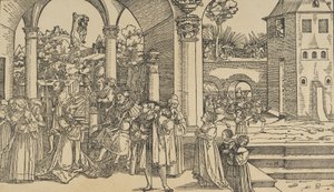 Historia Estery. autorstwa Hans Schäufelein the Elder