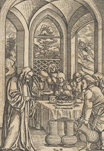 Wesele w Kanie, z Życia Chrystusa, ca. 1511-12.