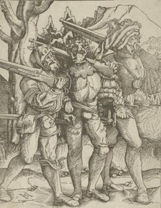 Trzech Żołnierzy z Muszkietami, ca. 1511-15.