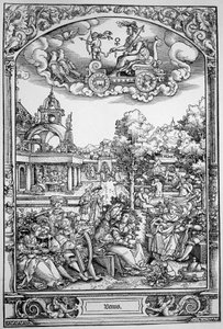 Wenus (drzeworyt) autorstwa Hans Sebald (School of) Beham