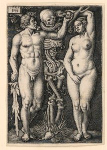 Adam i Ewa autorstwa Hans Sebald Beham